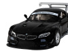 Фото Машина "АВТОПАНОРАМА" BMW Z4 GT, черный, 1/32, свет, звук, инерция, в/к 17,5*13,5*9 см | Инномарт