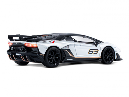 Фото Машина "АВТОПАНОРАМА" Lamborghini SVJ, 1/24, белый, свет, звук, в/к 24,5х12,5х10,5 см | Инномарт