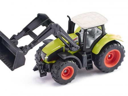 Фото Трактор Siku 1392 Claas Axion с фронтальным погрузчиком | Инномарт