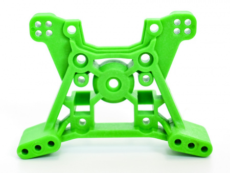 Фото Стойка крепления передних амортизаторов для Remo Hobby MMAX, EX3 1/10, тюнинг, зеленая | Инномарт