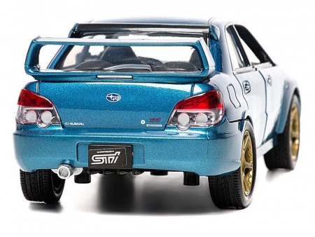 Фото Машина Autotime "SUBARU IMPREZA WRX STI" тюнинг гараж 1:24 инерционная | Инномарт