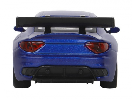 Фото Машина "АВТОПАНОРАМА" Maserati Gran Turismo MC GT4, синий, 1/43, инерция, в/к 17,5*12,5*6,5 см | Инномарт