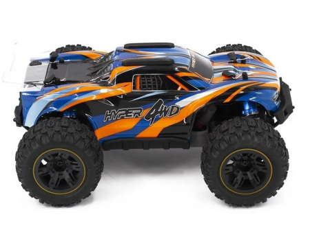 Фото Радиоуправляемый монстр MJX Hyper Go 16108 (оранжевый) 4WD 2.4G LED 1/16 RTR | Инномарт