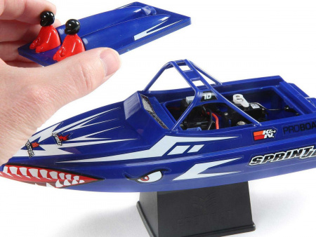 Фото Радиоуправляемый катер ProBoat Sprintjet 9-inch Self-Right Jet Boat (синий) RTR | Инномарт