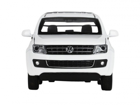 Фото Машина "АВТОПАНОРАМА" Volkswagen Amarok, белый, 1/30, свет, звук, инерция, в/к 20*10*11 см | Инномарт