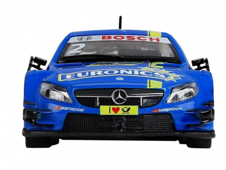Фото Машина "АВТОПАНОРАМА" Mercedes-AMG C 63 DTM, синий, 1/32, свет, звук, инерция, в/к 17,5*12,5*6,5 см | Инномарт