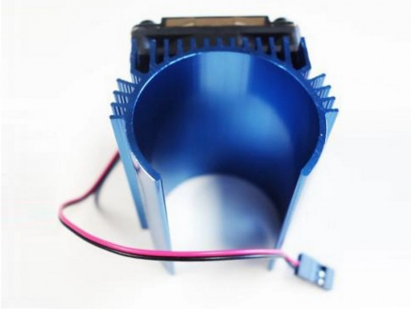 Фото Радиатор двигателя с вентилятором Hobbywing Fan-COMBO C4 (вентилятор 5010+ радиатор 4465) | Инномарт