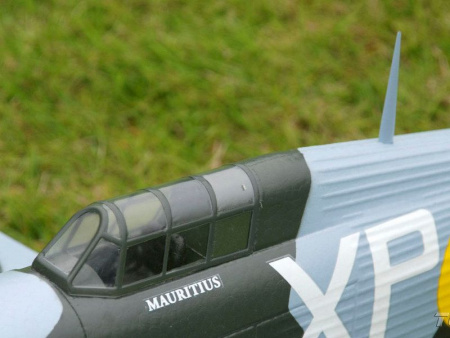 Фото Радиоуправляемый самолет Top RC Hurricane Pro зеленый 750мм flight controller PNP | Инномарт