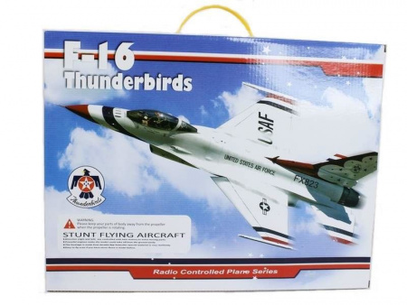 Фото Р/У самолет CTF F16 Thunderbirds FX-823 290мм 2.4G EPP Gyro RTF (с гироскопом) | Инномарт