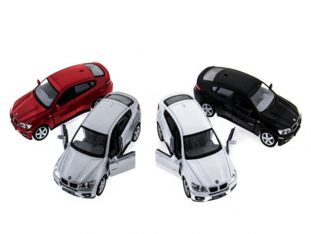 Фото Машина Kinsmart 1:38 BMW X6 инерция (1/12шт.) б/к | Инномарт