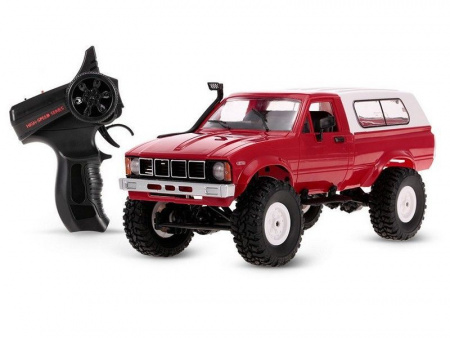 Фото Радиоуправляемая машина WPL пикап Hilux (красная) 4WD 2.4G 1/16 RTR | Инномарт