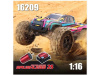 Фото Радиоуправляемый монстр MJX Hyper Go 16209 Brushless 4WD 2.4G LED 1/16 RTR | Инномарт