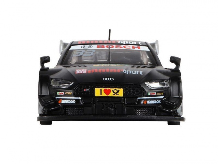 Фото Машина "АВТОПАНОРАМА" Audi RS 5 DTM, черный матовый, 1/32, свет, звук, инерция, в/к 17,5*13,5*9 см | Инномарт