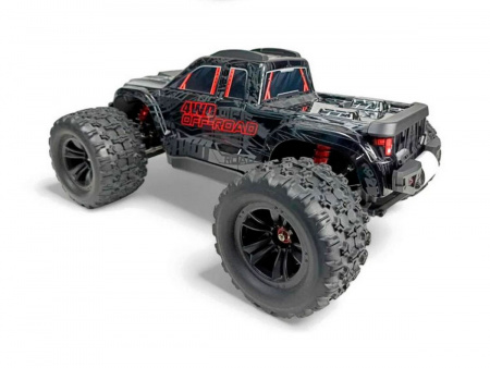 Фото Радиоуправляемый монстр MJX Hyper Go 10208 V2 (черный) Brushless 4WD 2.4G LED 1/10, без ЗУ и акб | Инномарт