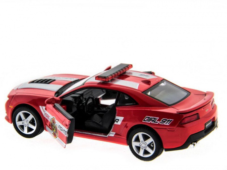 Фото Машина Kinsmart 1:38 Chevrolet Camaro 2014 (Police/Fire) инерция (1/12шт.) б/к | Инномарт