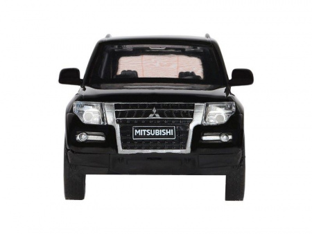 Фото Машина "АВТОПАНОРАМА" Mitsubishi Pajero 4WD Tubro, черный, 1/33, свет, звук, в/к 17,5*13,5*9 см | Инномарт