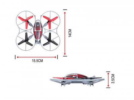 Фото Р/У квадрокоптер Syma X4 Assault 2.4G 6-AXIS RTF | Инномарт