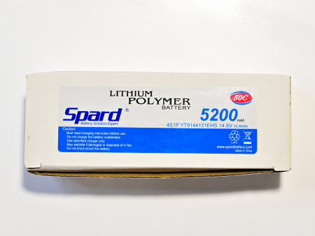Фото Аккумулятор Li-Po Spard 5200mAh, 14.8V, 50C, XT60, Hardcase для автомоделей 1/10, 1/8 | Инномарт
