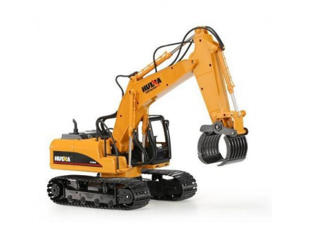 Фото Радиоуправляемый экскаватор c погрузчиком бревен HUI NA TOYS 2.4G 16CH 1/14 RTR | Инномарт