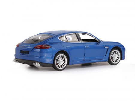 Фото Машина "АВТОПАНОРАМА" Porsche Panamera S, синий, 1/24, свет, звук, в/к 24,5*12,5*10,5 см | Инномарт