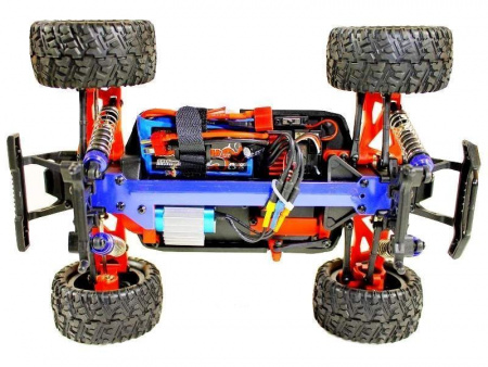 Фото Радиоуправляемый монстр Remo Hobby SMAX Brushless UPGRADE (красный) 4WD 2.4G 1/16 RTR | Инномарт