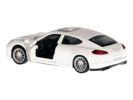 Фото Машина "АВТОПАНОРАМА" Porsche Panamera S, белый, 1/43, инерция, в/к 17,5*12,5*6,5 см | Инномарт