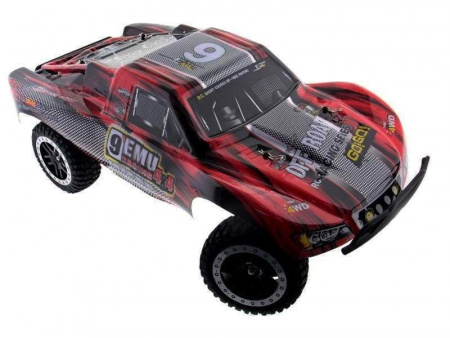 Фото Радиоуправляемый шорт-корс Remo Hobby 9EMU (красный) 4WD 2.4G 1/8 RTR | Инномарт