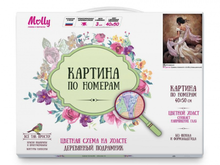 Фото Картина по номерам с цветной схемой 40х50 ФЛАМЕНКО (28 цветов) | Инномарт