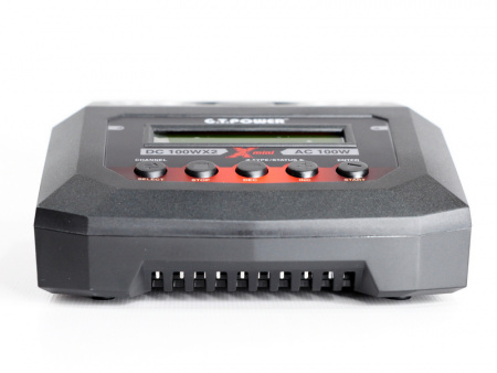 Фото Универсальное зарядное устройство G.T.Power X2MINI Dual Power 19-26/220В, 10Aх2 | Инномарт
