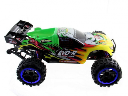 Фото Радиоуправляемая трагги Remo Hobby EVO-R Brushless UPGRADE (зеленая) 4WD 2.4G 1/8 RTR | Инномарт