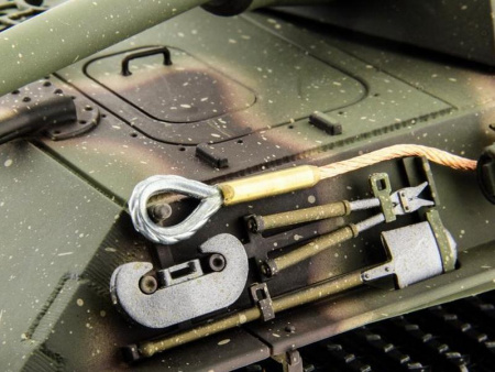 Фото Р/У танк Taigen 1/16 Panther type F (Германия) HC вер., башня 360, подшипники в ред., V3 2.4G RTR | Инномарт