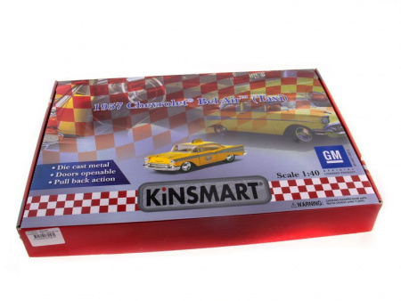 Фото Машина Kinsmart "1957 Chevrolet Bel Air" инерция (1/12шт.) 1:36 б/к | Инномарт
