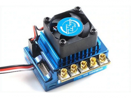 Фото Бесколлекторный регулятор Hobbywing XERUN-120A-SD V2.1 Blue (120A-760A, 1/10, 1/12) | Инномарт