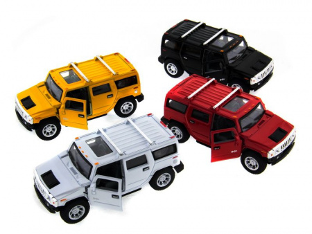 Фото Машина Kinsmart 1:40 Haммer H2 2008 инерция (1/12шт.) б/к | Инномарт