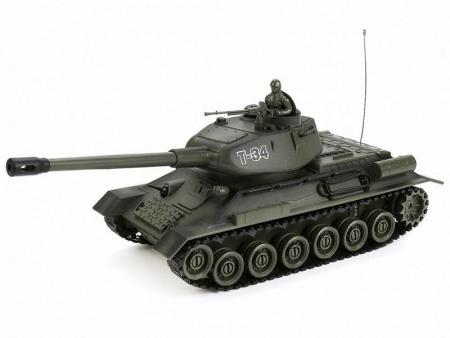 Фото Радиоуправляемый танковый бой Zegan 99824 Русский Т34 и Немецкий Tiger, 1/28, 27Mhz, 40Mhz | Инномарт