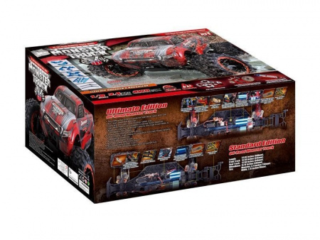 Фото Радиоуправляемый монстр Remo Hobby Dinosaurs Master TWINS MOTOR (синий) 4WD 2.4G 1/8 RTR | Инномарт