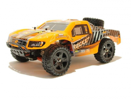 Фото Радиоуправляемый шорт-корс Remo Hobby Rocket (оранжевый) 4WD 2.4G 1/16 RTR | Инномарт