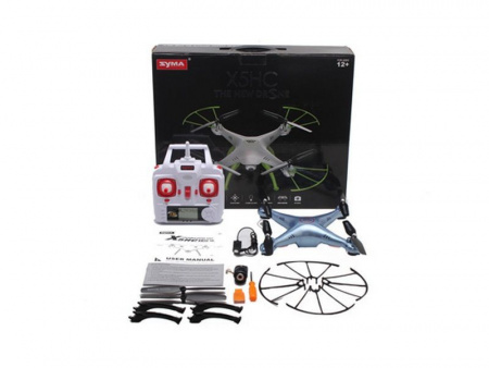 Фото Р/У квадрокоптер Syma X5HC HD видео 4Gb, барометр 2.4G RTF | Инномарт
