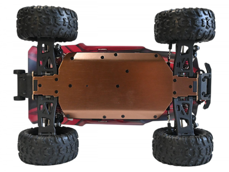 Фото Радиоуправляемый монстр Remo Hobby Brushless (красный) 4WD 2.4G 1/14 RTR | Инномарт