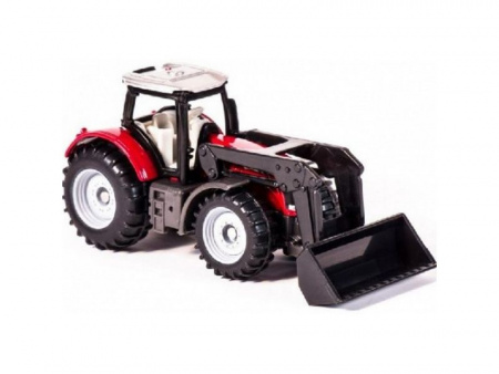 Фото Трактор Siku 1484 Massey Ferguson с фронтальным погрузчиком | Инномарт