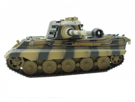 Фото Р/У танк Torro King Tiger (башня Henschel) 1/16 2.4G, ВВ-пушка, деревянная коробка | Инномарт