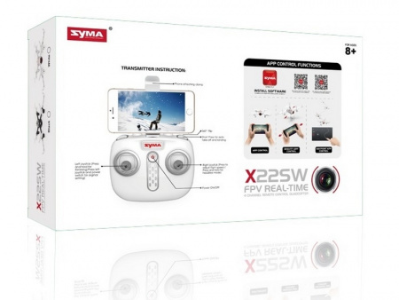Фото Р/У квадрокоптер Syma X22SW с FPV трансляцией Wi-Fi, 2.4G 6-AXIS RTF | Инномарт