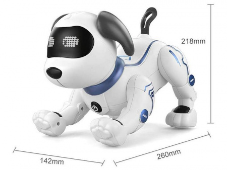 Фото Радиоуправляемая робот-собака LENENG TOYS K16 звук, свет, танцы, сенсор | Инномарт