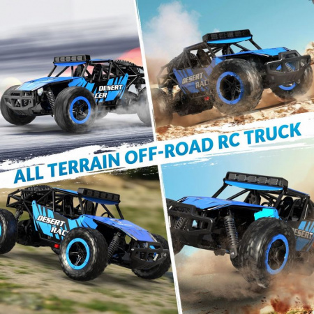 Фото Радиоуправляемый внедорожник Volantex RC Desert King синий 2WD 2.4G 1/16 RTR | Инномарт