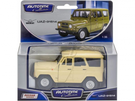 Фото Машина Autotime "UAZ 31514" гражданская 1:36 | Инномарт