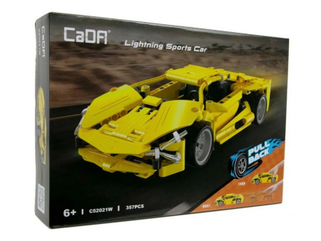 Фото Конструктор CaDA спортивный автомобиль Lightning Sports Car, инерционный (357 деталей) | Инномарт