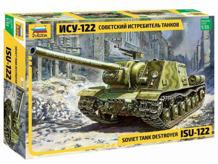 Фото Сборная модель ZVEZDA Советский истребитель танков ИСУ-122, 1/35 | Инномарт