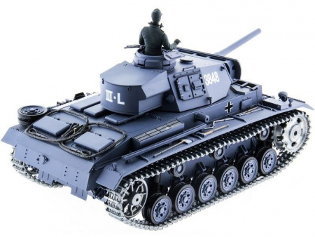 Фото Радиоуправляемый танк Heng Long Panzer III type L Professional V6.0 2.4G 1/16 RTR | Инномарт