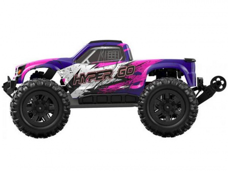 Фото Радиоуправляемый монстр MJX Hyper Go H16H (фиолетовый) 4WD 2.4G LED GPS 1/16 RTR | Инномарт