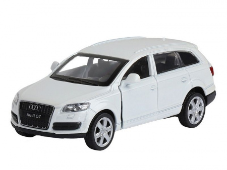 Фото Машина "АВТОПАНОРАМА" Audi Q7, белый, 1/43, инерция, в/к 17,5*12,5*6,5 см | Инномарт